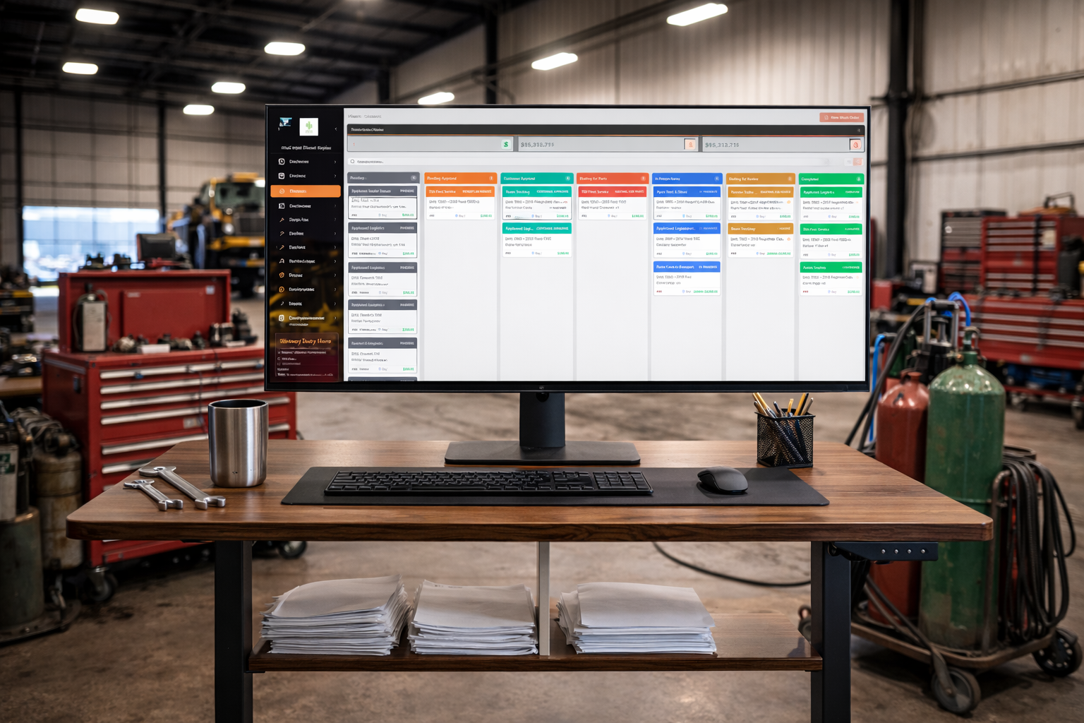 Repair Order Management System Software HeavyDuty Hero | Heavy-Duty Truck Repair Shop Management Software